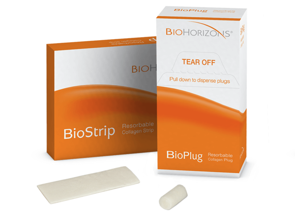 Biomaterials wound dressings BioStrip and BioPlug